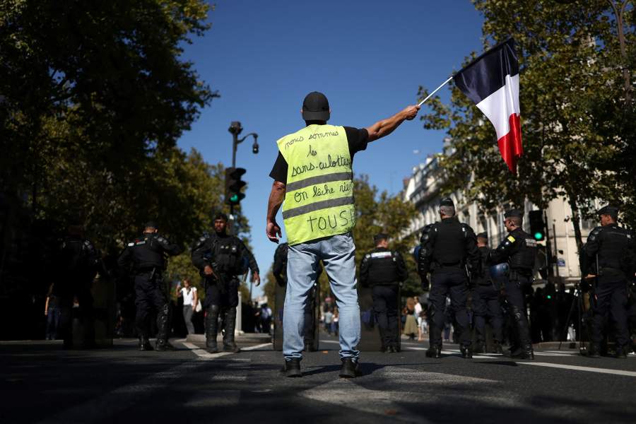 Протесты во Франции