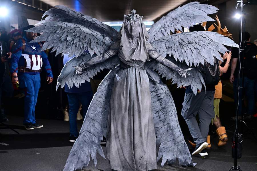 NEW YORK, NEW YORK - OCTOBER 11: A Critical Role cosplayer during New York Comic Con 2025 at The Jacob K. Javits Convention Center on October 11, 2025 in New York City. (Photo by Roy Rochlin/Getty Images for ReedPop)