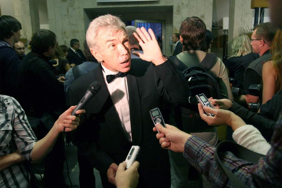 Телеведущий Юрий Николаев на церемонии награждения победителей конкурса "ТЭФИ-2007" в категории "Лица"