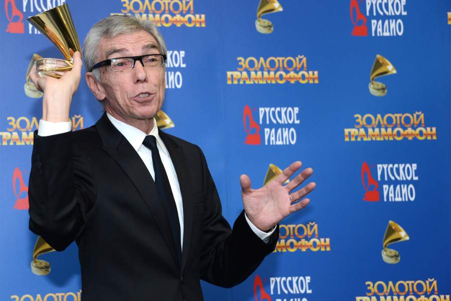 Телеведущий Юрий Николаев на церемонии вручения ежегодной музыкальной премии "Золотой граммофон-2013"