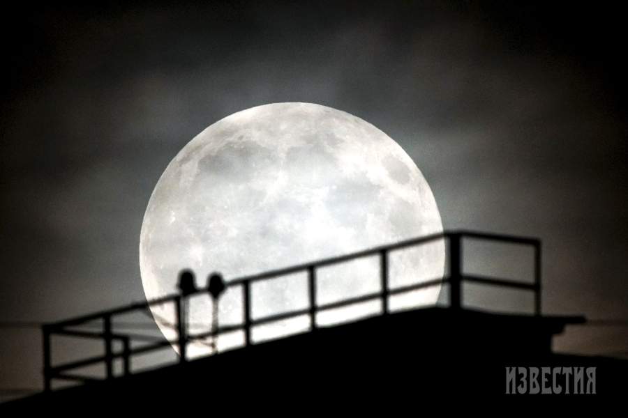 «Бобровая Луна» над городом