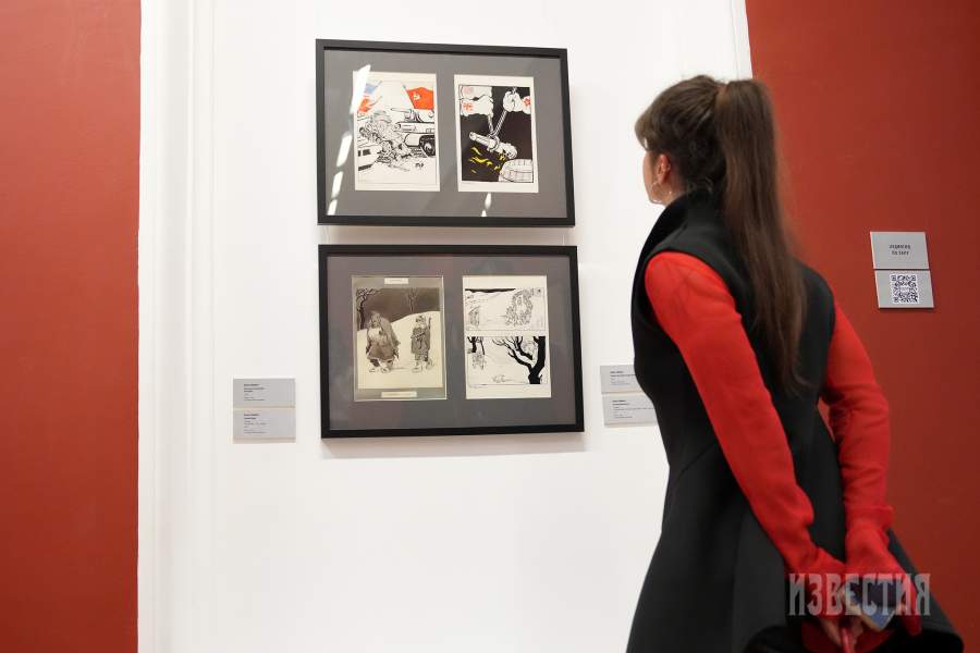 Выставка к 125-летию со дня рождения Бориса Ефимова и 80-летию Нюрнбергского процесса