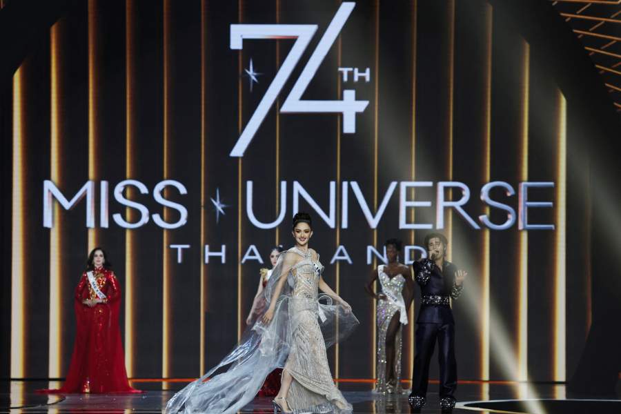 Ahtisa Manalo of Philippines takes part in the 74th Miss Universe pageant in Bangkok, Thailand, November 21, 2025.