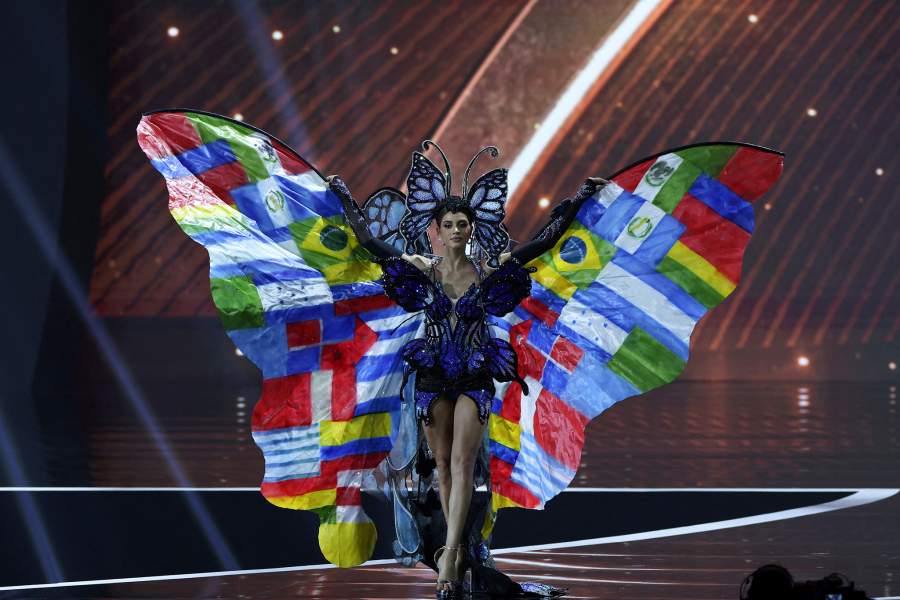 Yamilex Hernandez of Miss Universe Latina takes part in the National Costume show during the 74th Miss Universe pageant in Bangkok, Thailand, November 19
