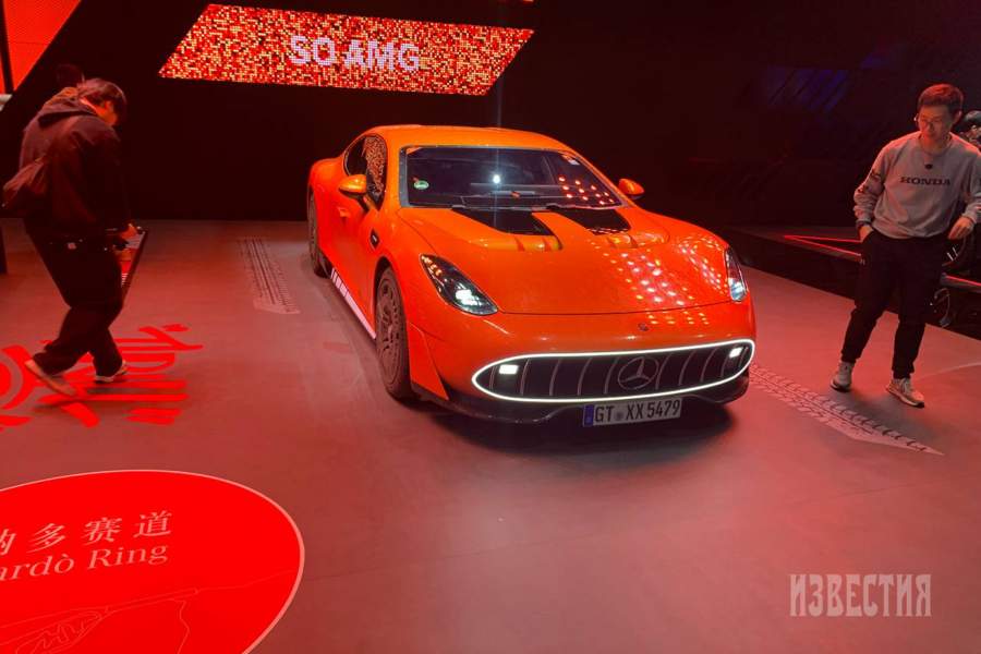 Mercedes-Benz привез в Китай концепт GT XX — прообраз нового поколения четырехдверного спорткупе AMG GT