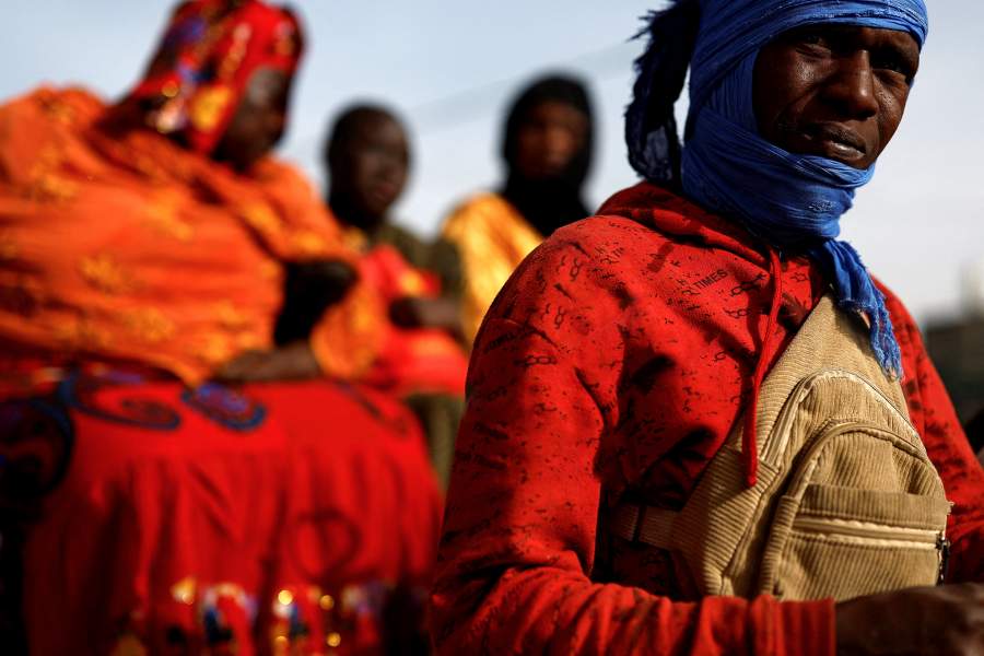 Погонщик в Мавритании