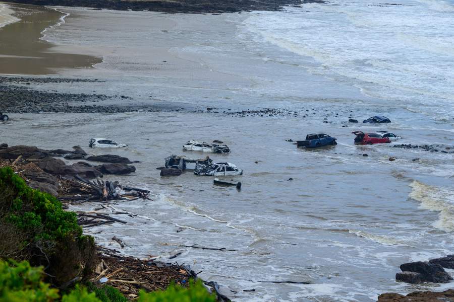 Наводнение после проливных дождей в штате Виктория на юго-востоке Австралии