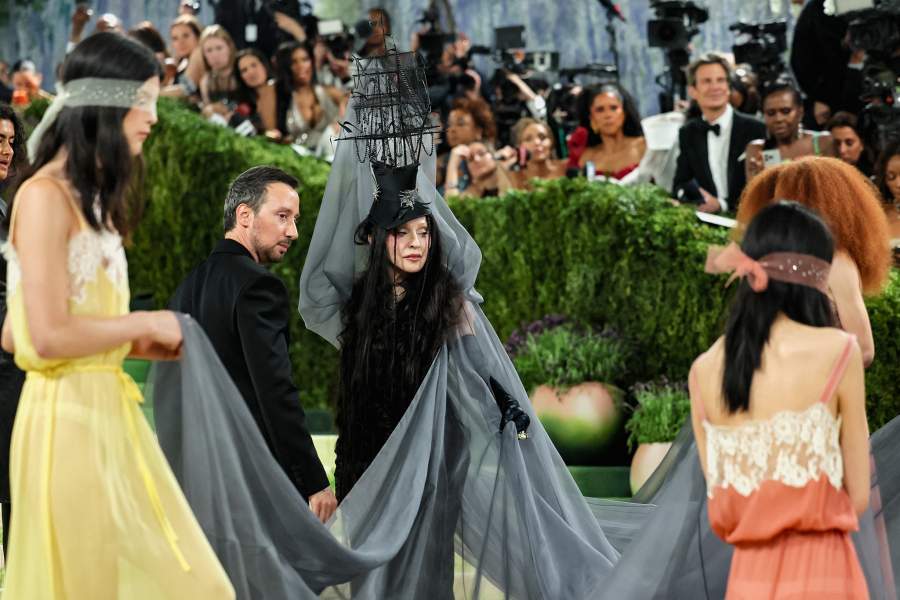 Madonna poses during the Met Gala, an annual fundraising gala held for the benefit of the Metropolitan Museum of Art's Costume Institute with this year's theme 'Costume Art' in New York City, New York, U.S., May 4, 2026