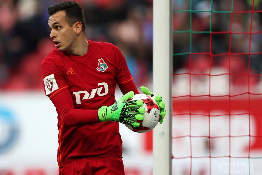 Вратарь «Локомотива» Маринато Гилерме