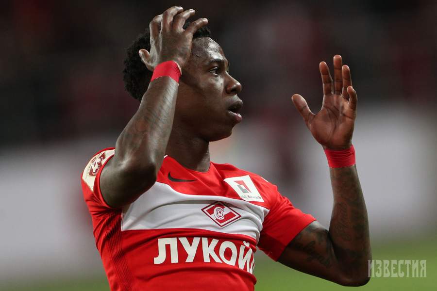 Игрок команды «Спартак» Квинси Промес