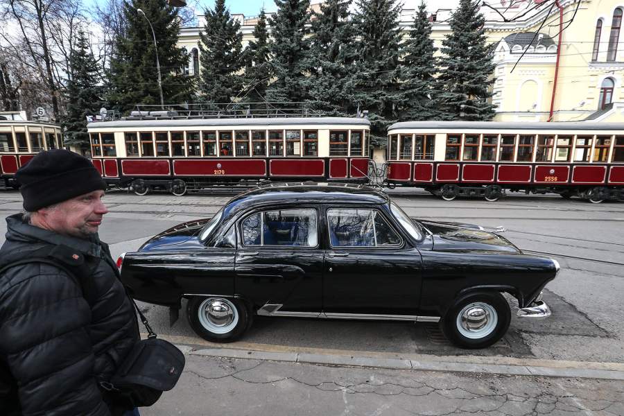 Парад трамваев в Москве