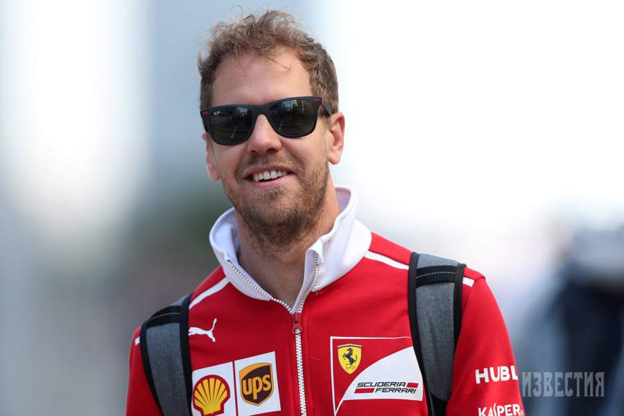 Пилот команды Ferrari Себастьян Феттель